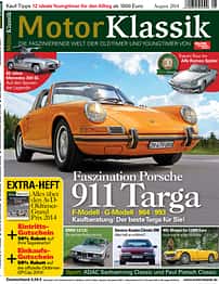 Hefttitel 08/2014 Motor Klassik