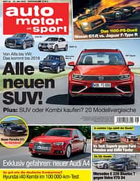 auto motor und sport, Heft 15 / 2016, Titel, Vorschau
