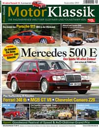 Heftinhalt Motor Klassik 09/2015
