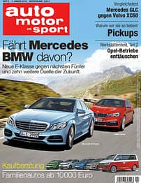 Neues Heft, auto motor und sport, Ausgabe 02/2016, Vorschau, Preview