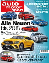 Neues Heft von auto motor und sport, Ausgabe 6/2016, Vorschau