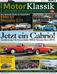 Heftinhalt Motor Klassik 05/2016
