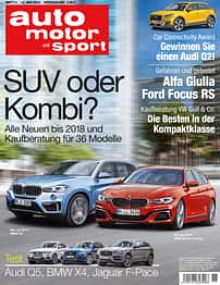 Neues Heft auto motor und sport, Ausgabe 11/2016, Vorschau, Preview