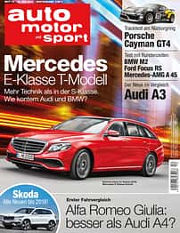 Neues Heft auto motor und sport, Ausgabe 12/2016, Vorschau, Preview