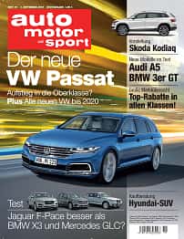 Neues Heft auto motor und sport, Ausgabe 19/2016, Vorschau, Preview
