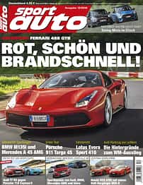 Neues Heft sport auto, Ausgabe 12/2016, Vorschau, Preview, Heftvorschau