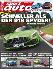 Neues Heft sport auto, Ausgabe 1/2017, Vorschau
