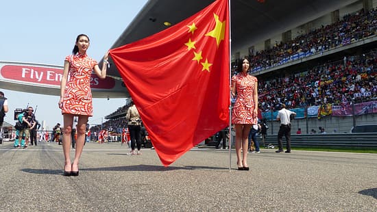 Formel 1 - Grid Girls - Grand Prix von China 2015