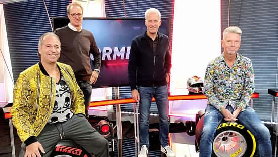 Kai Ebel, Florian König, Christian Danner, Heiko Wasser - RTL - F1-Kommentatoren