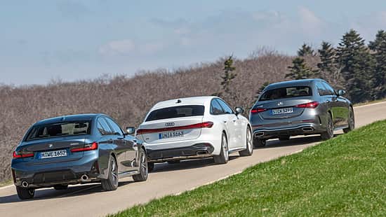 Mercedes C200, Audi A5 TFSI und BMW 320i