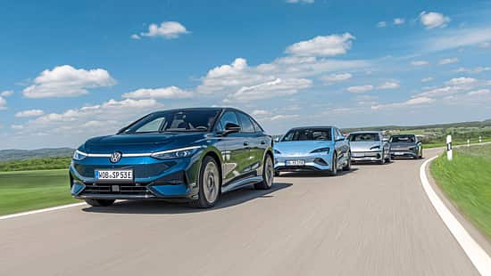VW ID.7, Hyundai Ioniq 6, BYD Seal und Xpeng P7