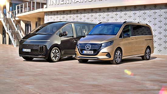 Hyundai Staria gegen Mercedes V-Klasse