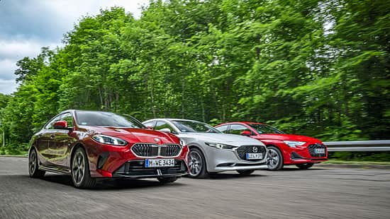 Audi A3, BMW 2er GC, Mazda 3