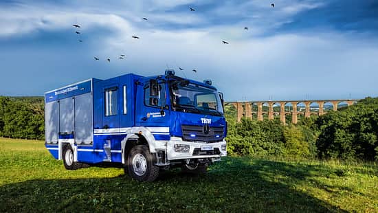 08/2025 Mercedes Atego THW mit Binz-Aufbau