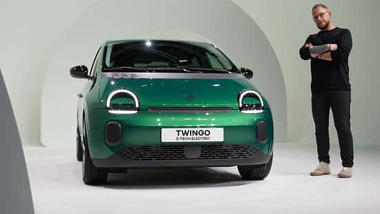 Renault Twingo E-Tech Electric Aufmacher Studio personalisiert