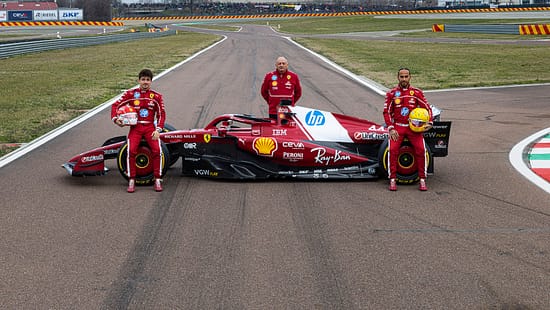Charles Leclerc - Frédéric Vasseur - Lewis Hamilton - Ferrari - Saison 2025