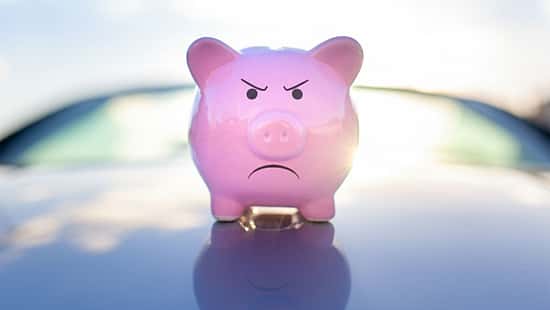Autokosten Sparschwein