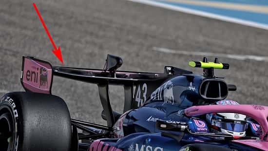 Alpine- Heckflügel - Test - Bahrain - Formel 1 - 2026