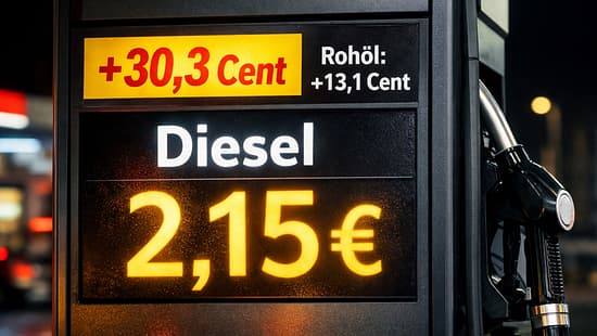 Zapfsäule Dieselpreis/Ölpreis