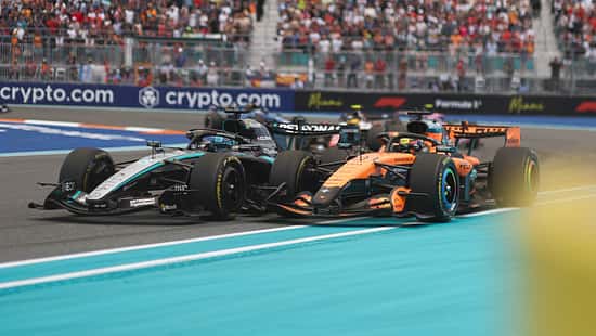George Russell vs. Oscar Piastri - McLaren vs. Mercedes - GP Miami 2026