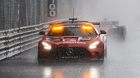 Safety-Car - Regen - Monaco