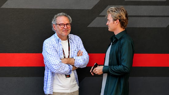 Jacques Villeneuve & Nico Rosberg - GP Abu Dhabi 2025