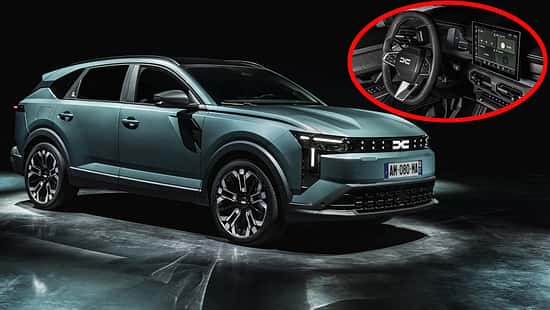 Dacia Striker Innenraum Interieur Collage