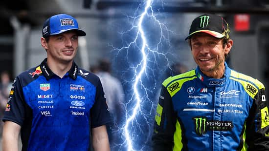 Max Verstappen - Valentino Rossi - Collage
