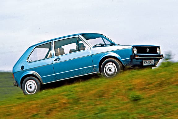VW Golf I LS (1974) erster Test auto motor und sport 16/1974