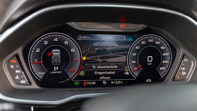 VW Tiguan 2.0 TSI 4Motion, BMW X1 25i xDrive, Audi Q3 45 TFSI Quattro, Vergleichstest, ams2619, Audi, Q3 Audi Q3 45 TFSI Quattro, Interieur