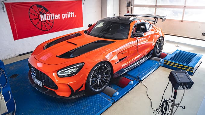 Mercedes-AMG GT Black Series, Leistungsmessung