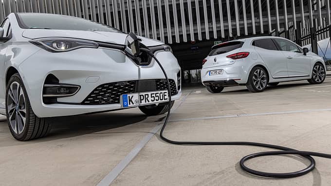 Renault Clio E-Tech, Renault Zoe, Vergleichstest, ams2021 Renault Clio E-Tech, Renault Zoe, Exterieur