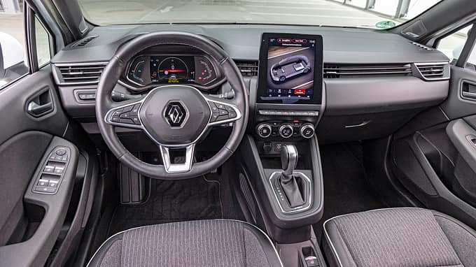 Renault Clio E-Tech, Renault Zoe, Vergleichstest, ams2021 Renault Clio E-Tech, Interieur