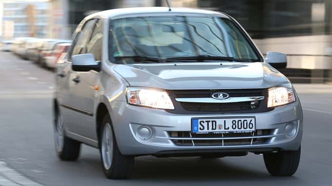 Lada Granta, Frontansicht