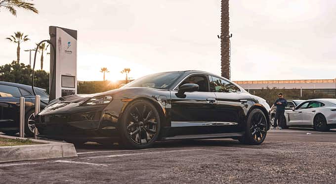 Porsche Taycan Facelift 2024 Testfahrt USA Reichweite Vorserienmodell Porsche Taycan Facelift 2024 Testfahrt USA Reichweite Vorserienmodell