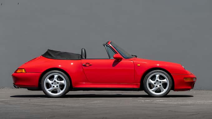 Porsche 911 Carrera S Cabrio (993) 1998 Indischrot Guards Red