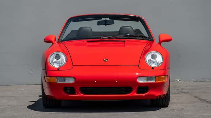Porsche 911 Carrera S Cabrio (993) 1998 Indischrot Guards Red