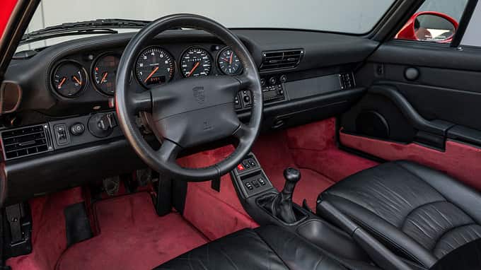 Porsche 911 Carrera S Cabrio (993) 1998 Indischrot Guards Red