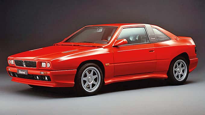 Maserati Shamal, Seitenansicht