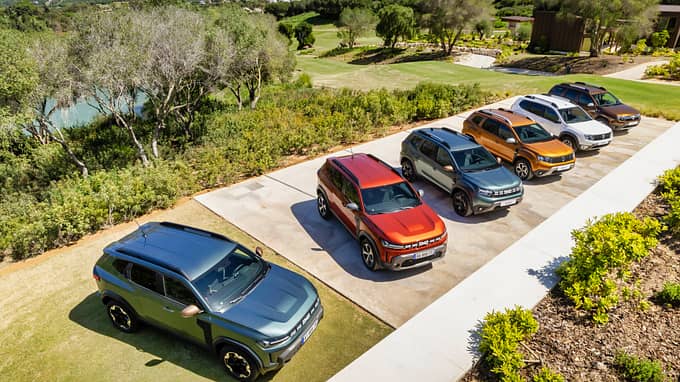 05/2025 15 Jahre Dacia Duster alle Generationen