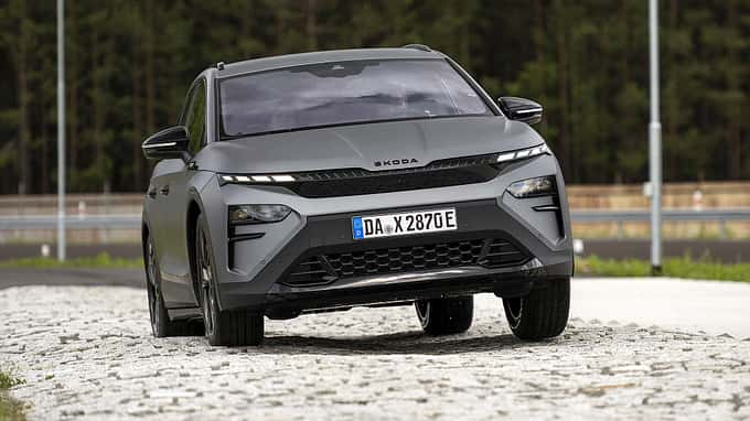 06/2025, Skoda Elroq RS Elektro SUV Fahrbilder Offroad Skoda Elroq RS Elektro SUV Fahrbilder Offroad