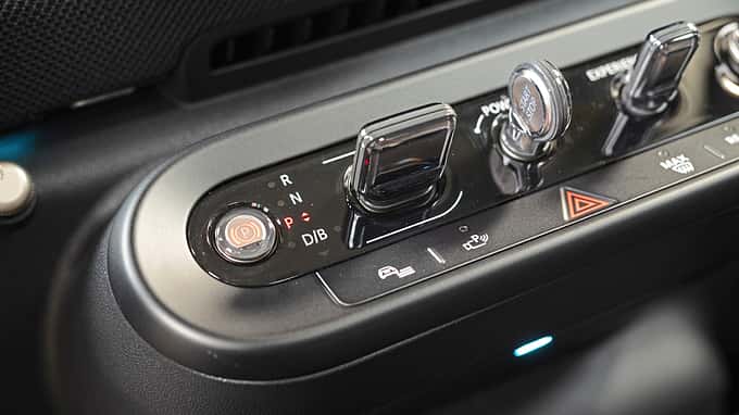 Mini Cooper E, Bedienleiste