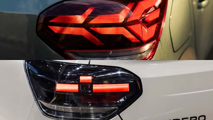 10/2025 Collage Dacia Sandero / Stepway alt gegen neu