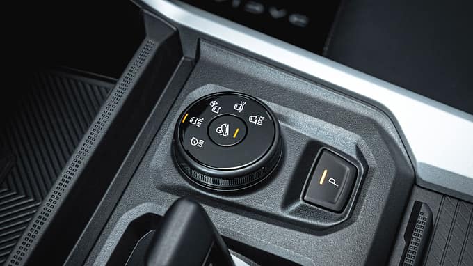 Dacia Bigster Hybrid-G 150 4x4, Drehregler