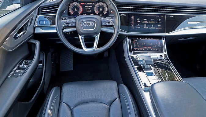 gebrauchtwagen, gebraucht, second hand, audi, q8, sq8, e-tron, etron, werkstatt, hebebühne, autohaus, handel, händler, vw, vag, gebrauchtkauf Gebrauchtwagencheck Audi Q8