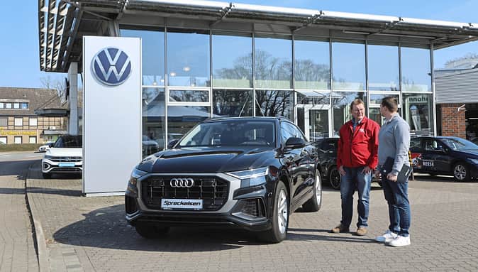 gebrauchtwagen, gebraucht, second hand, audi, q8, sq8, e-tron, etron, werkstatt, hebebühne, autohaus, handel, händler, vw, vag, gebrauchtkauf Gebrauchtwagencheck Audi Q8