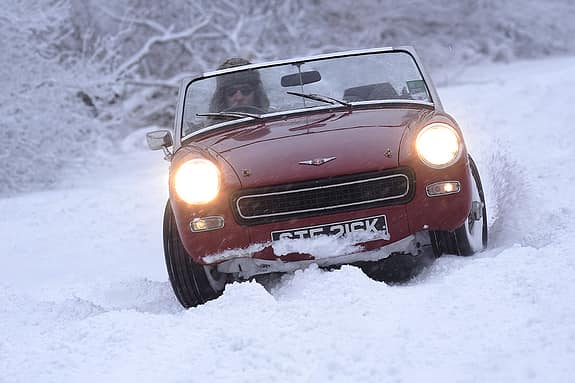 Range Rover und Austin Sprite