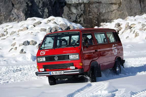 Die meisten T3-Syncro kamen mit der Carat-Doppelscheinwerferanlage