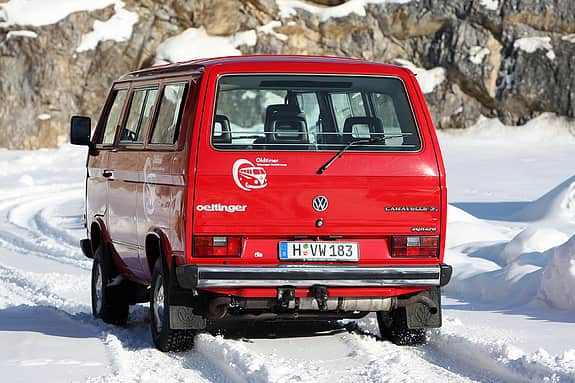 Die Allradversion des T3 wurde in Österreich bei Steyr gebaut