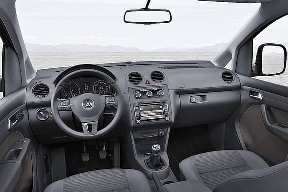 VW Caddy Modelljahr 2010, Cockpit